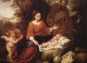 Bartolome Esteban Murillo Rest on his way to flee Egypt china oil painting reproduction